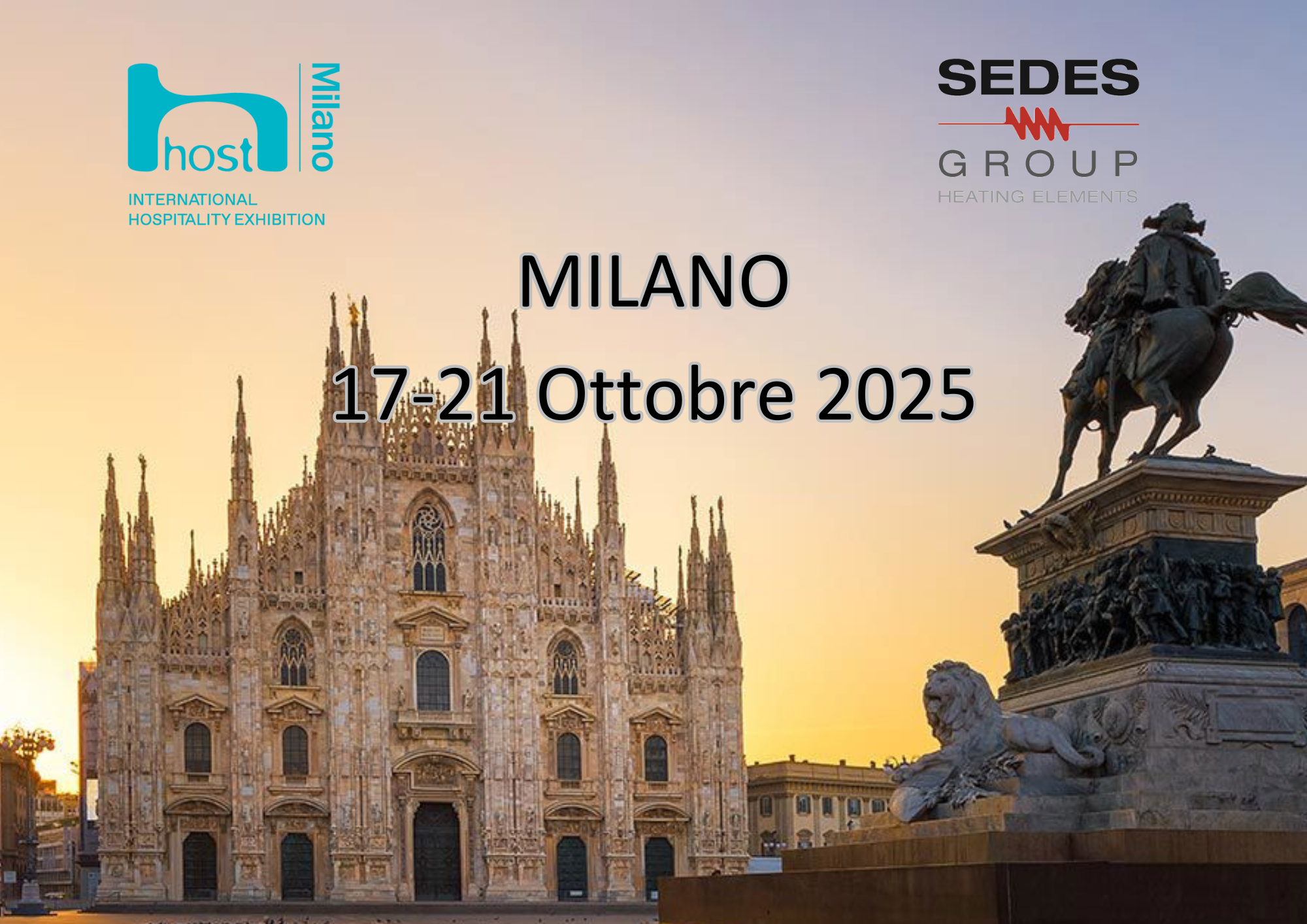 SEDES GROUP PARTECIPA ALLA FIERA HOST 2025